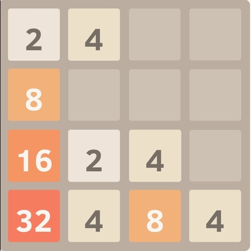 2048 multiplayer board game