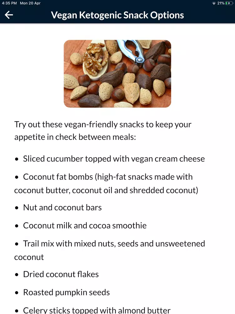 Keto Diet Plan For Weight Loss iPad Screenshots