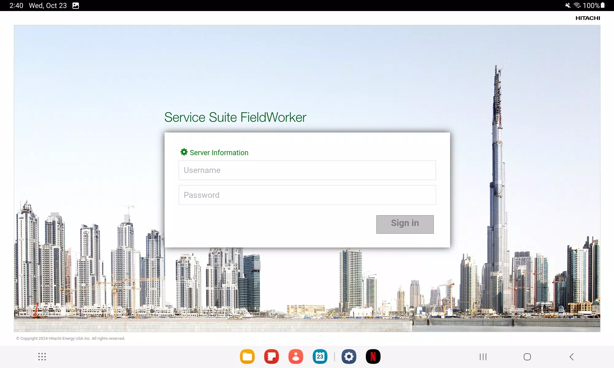 Service Suite FieldWorker Screenshots