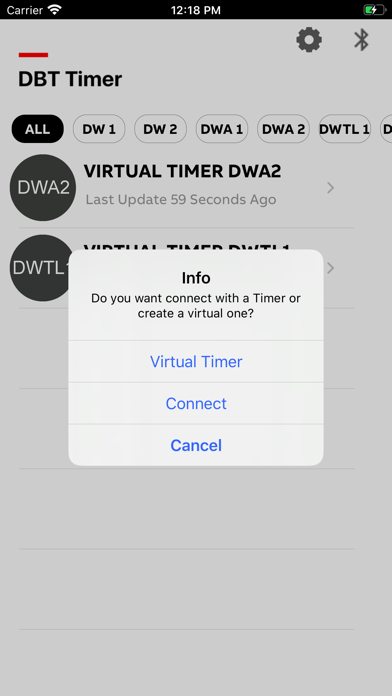 DBT Timer Screenshots