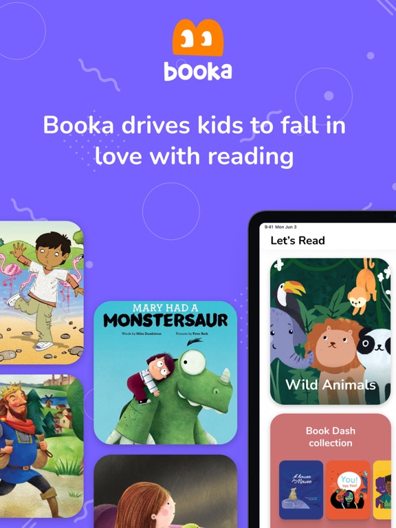 Booka - Reading Apps for Kids iPad Screenshots