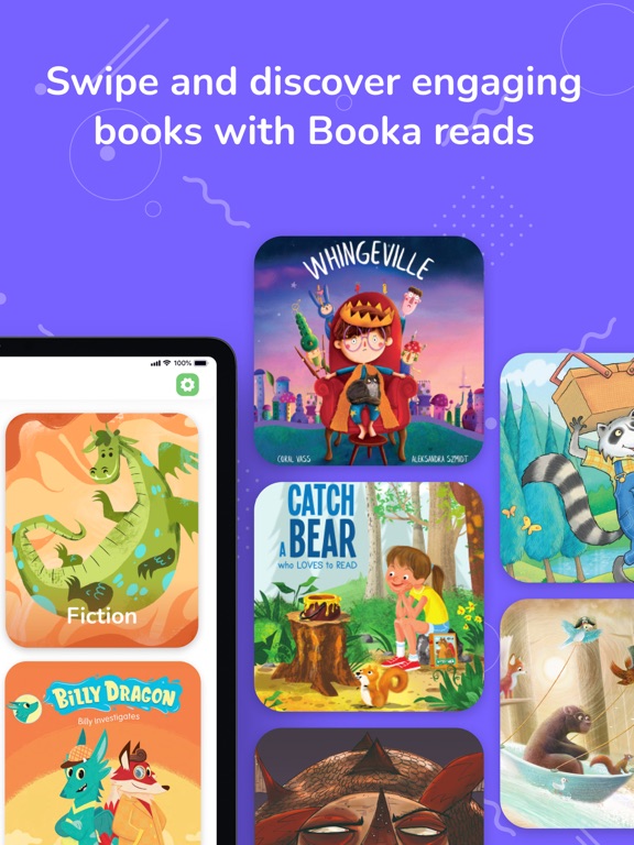 Booka - Reading Apps for Kids iPad Screenshots