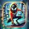Flying Rope Hero Stick Game
