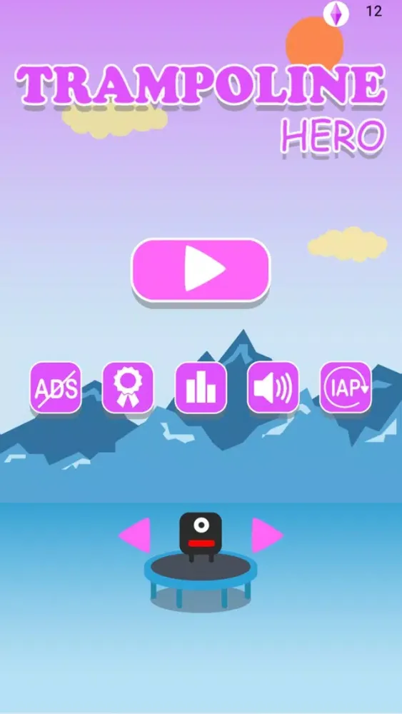 Tangkapan skrin Trampoline Hero - Endless Game