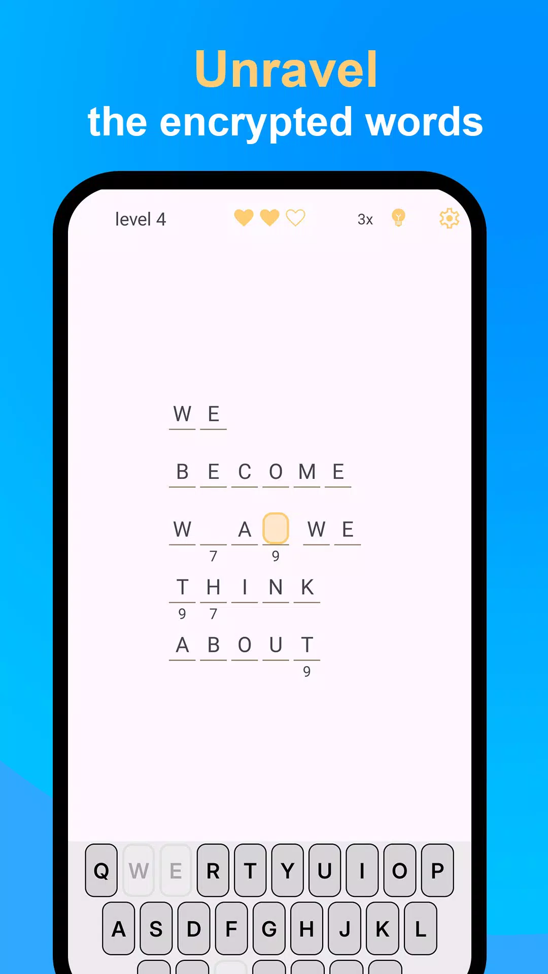 Cryptograms - Encrypted words Screenshots