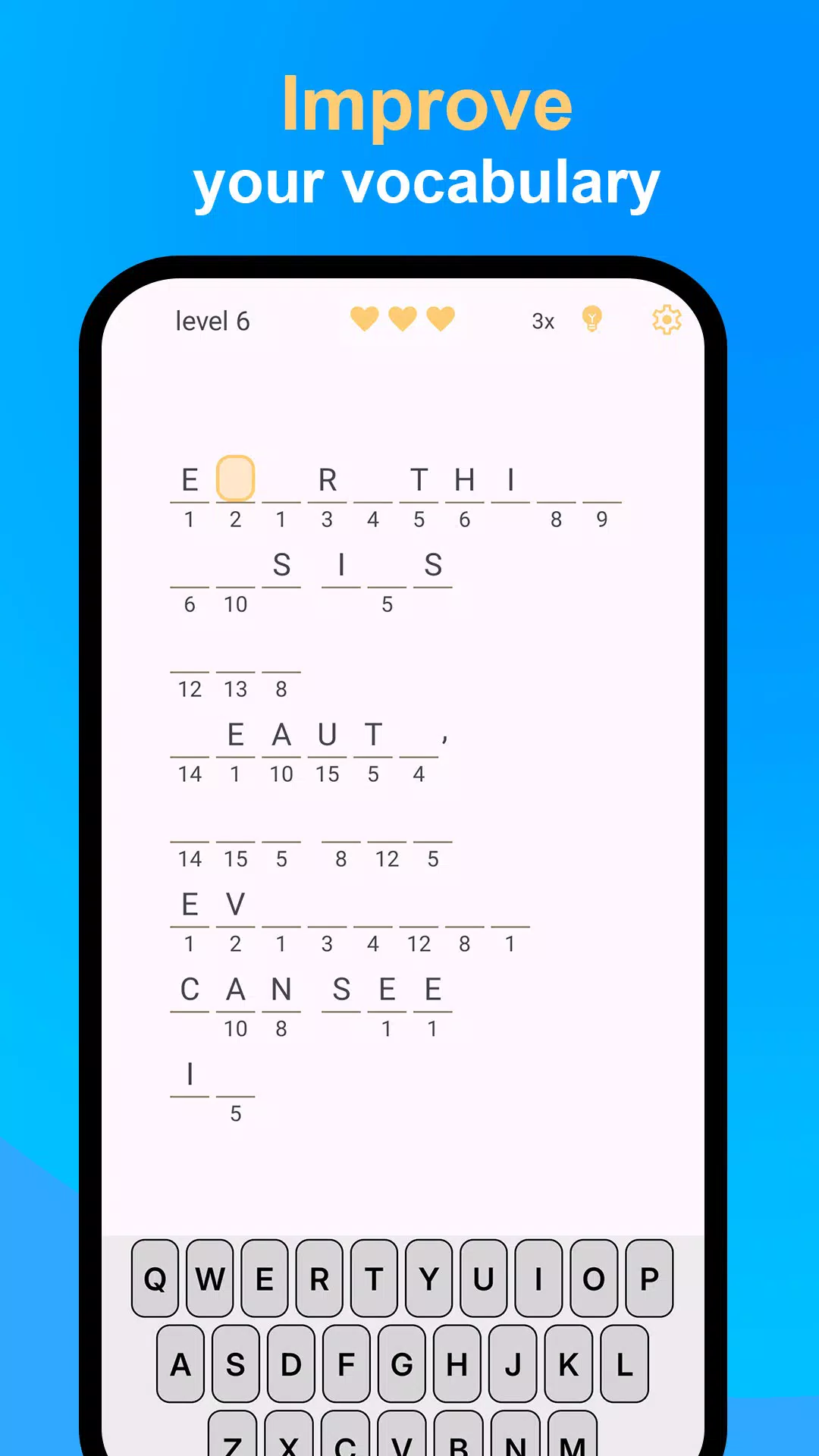 Cryptograms - Encrypted words Screenshots
