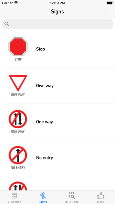 Echallan and signal Screenshots