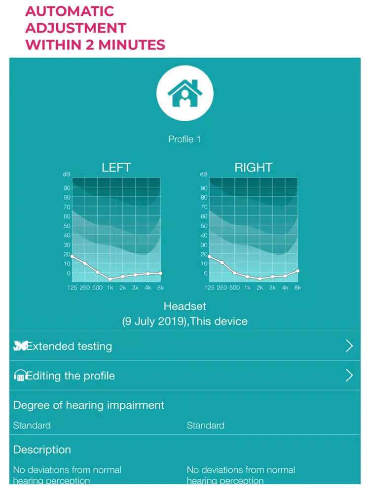 HEARING AMPLIFIER, HEARING AID iPad Screenshots