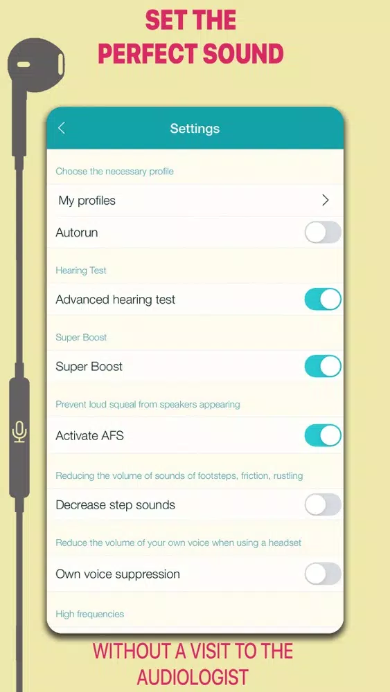 HEARING AMPLIFIER, HEARING AID Screenshots