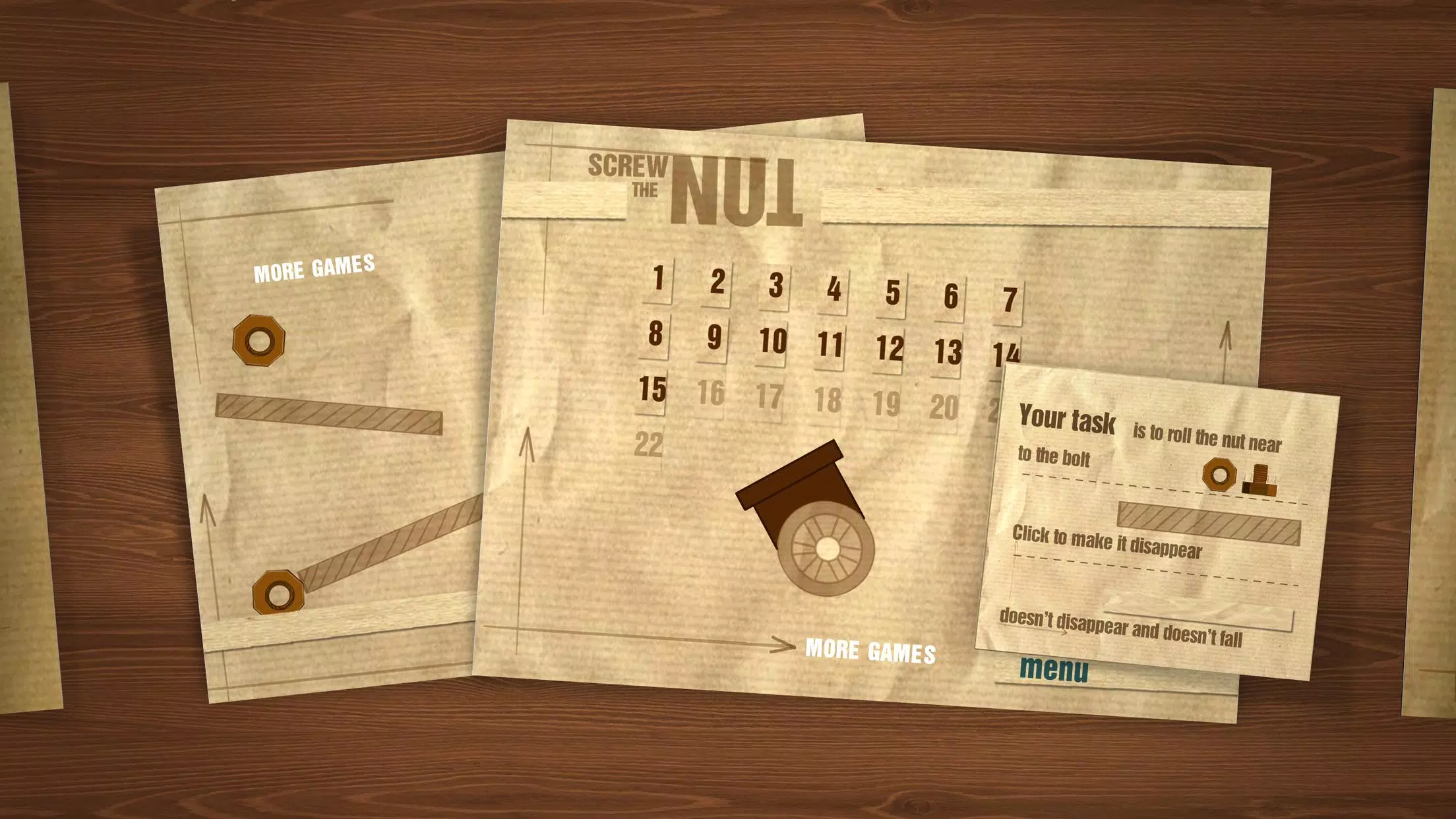 Screw the Nut: Physics Puzzle Screenshots