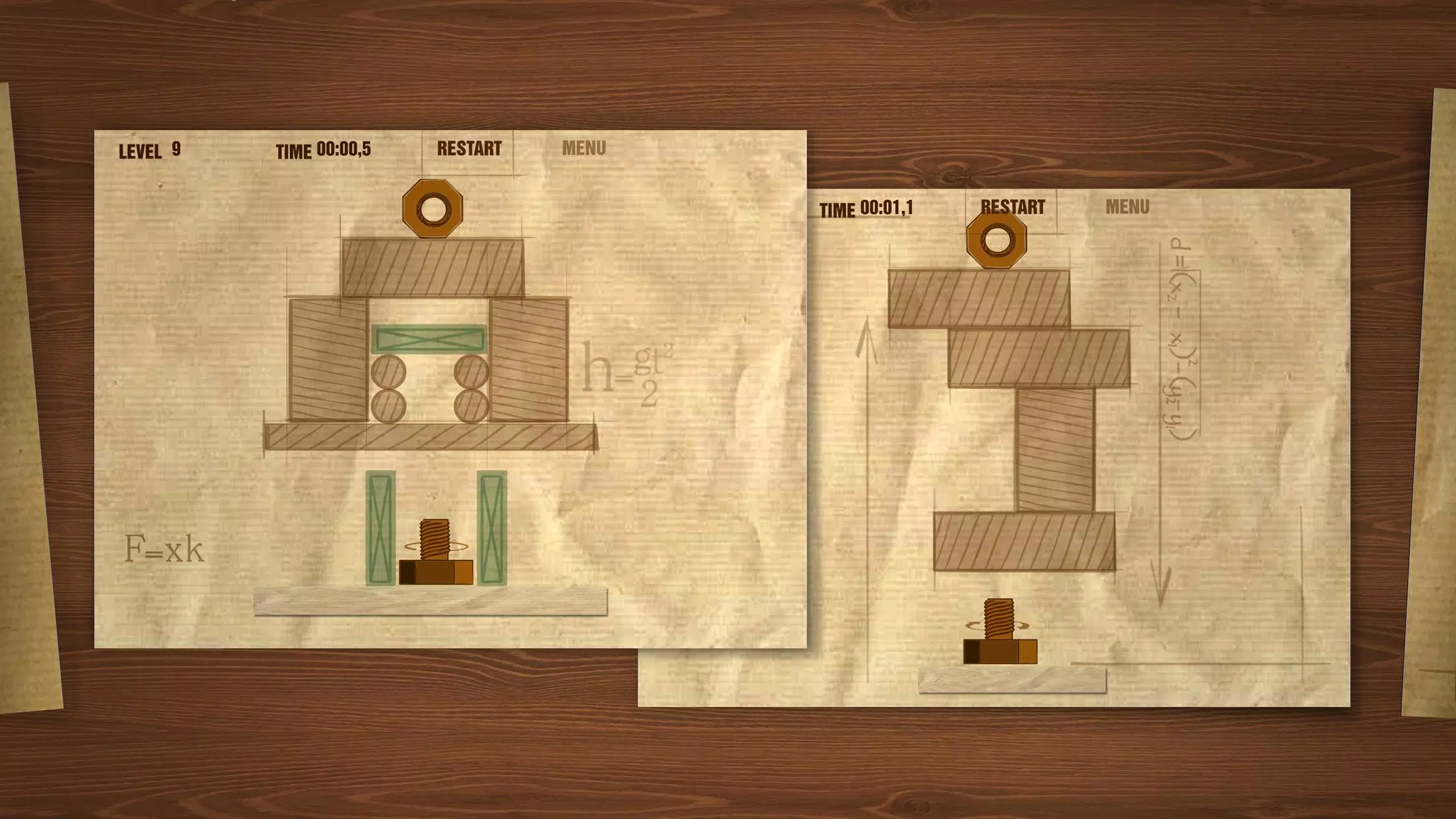 Screw the Nut: Physics Puzzle Screenshots