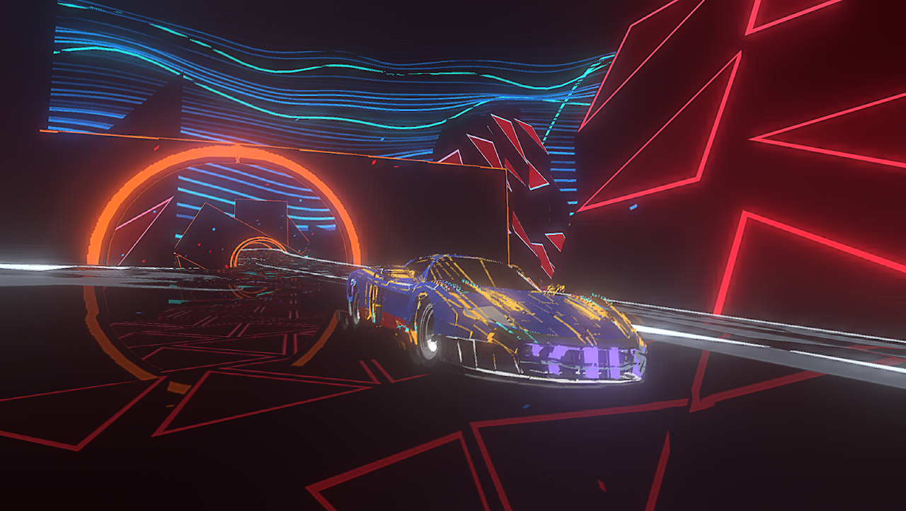 Tangkapan layar Music Racer