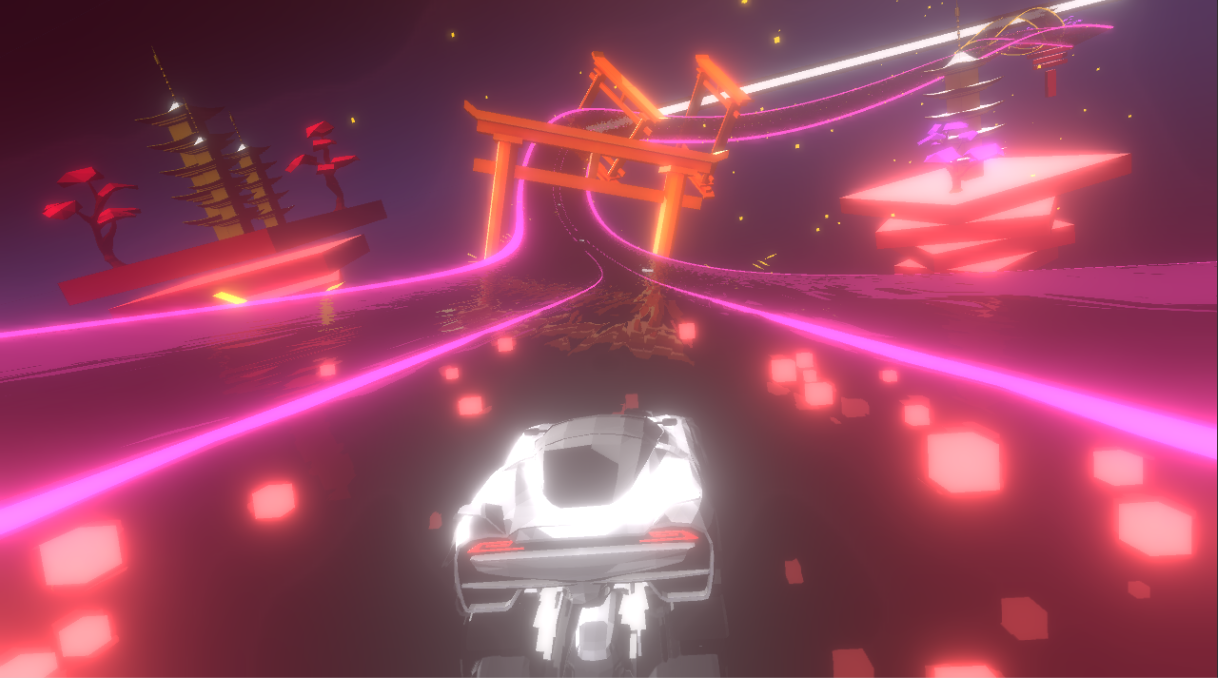 Tangkapan layar Music Racer