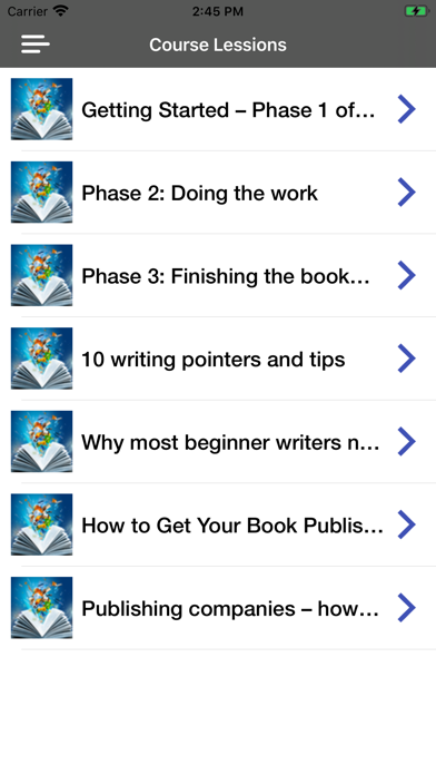 Write a Book: New Writer Guide Screenshots