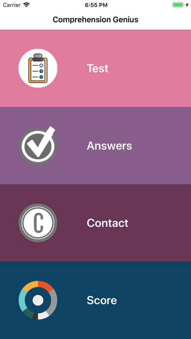 Verbal Reasoning Practice Screenshots