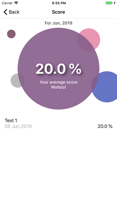 Verbal Reasoning Practice Screenshots