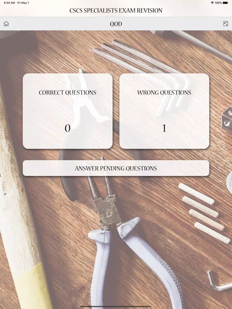 CSCS Specialists Exam Revision iPad Screenshots