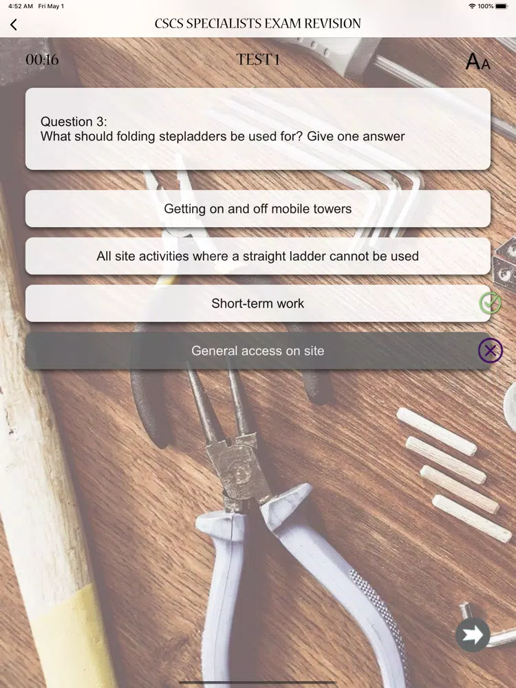 CSCS Specialists Exam Revision iPad Screenshots