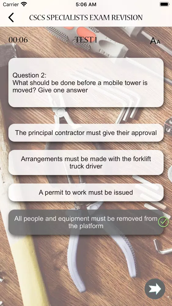 CSCS Specialists Exam Revision Screenshots