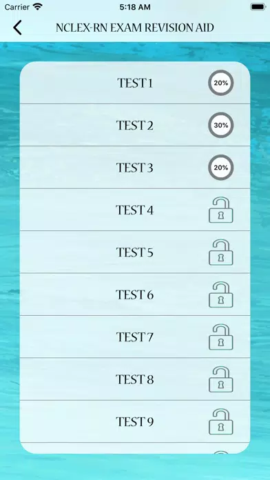 NCLEX RN Exam Revision Aid Screenshots