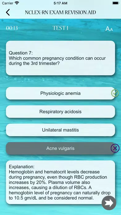 NCLEX RN Exam Revision Aid Screenshots