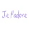 French Love Sentences Stickers For iMessage