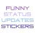 Funny Status Updates Stickers For iMessage
