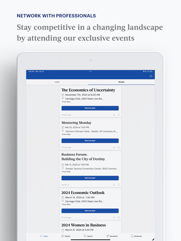 Скриншоты Wichita Business Journal iPad
