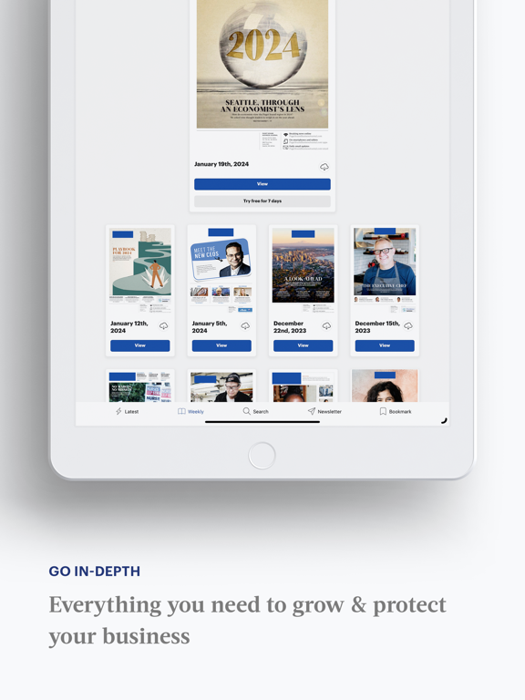 Скриншоты Wichita Business Journal iPad