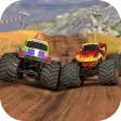 Monster Trucks Muddy Drag Race