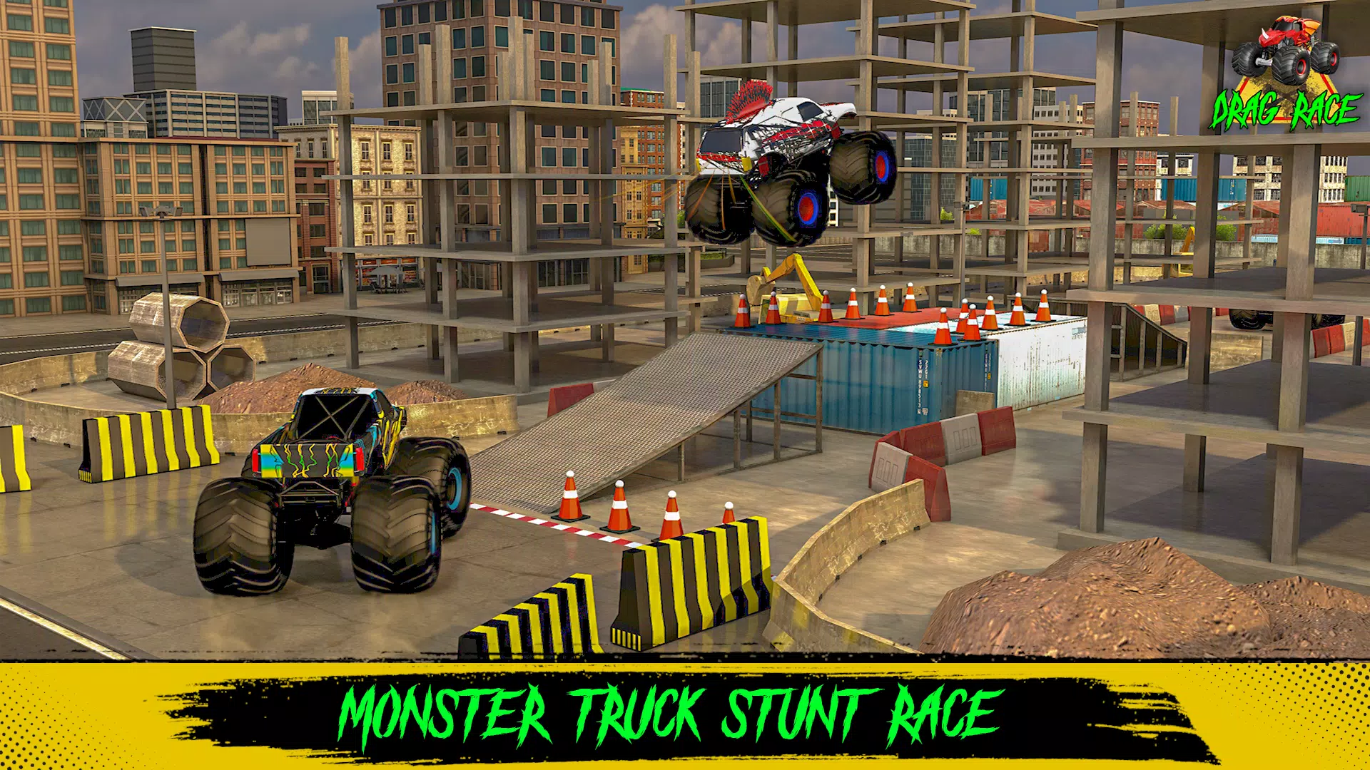 Monster Trucks Muddy Drag Race Screenshots