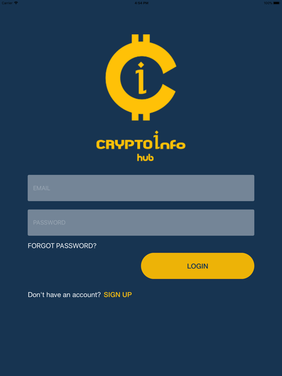 Crypto Info Hub iPad Screenshots