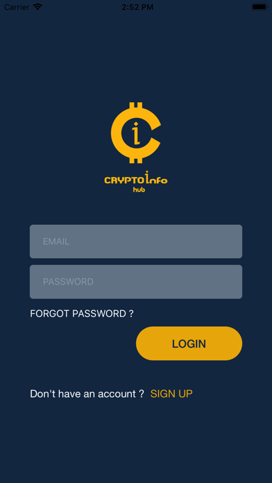 Crypto Info Hub Screenshots