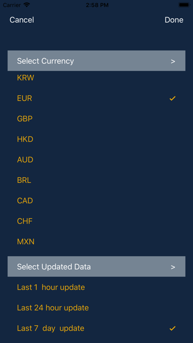 Crypto Info Hub Screenshots