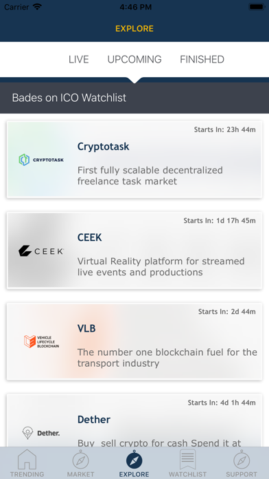 Crypto Info Hub Screenshots