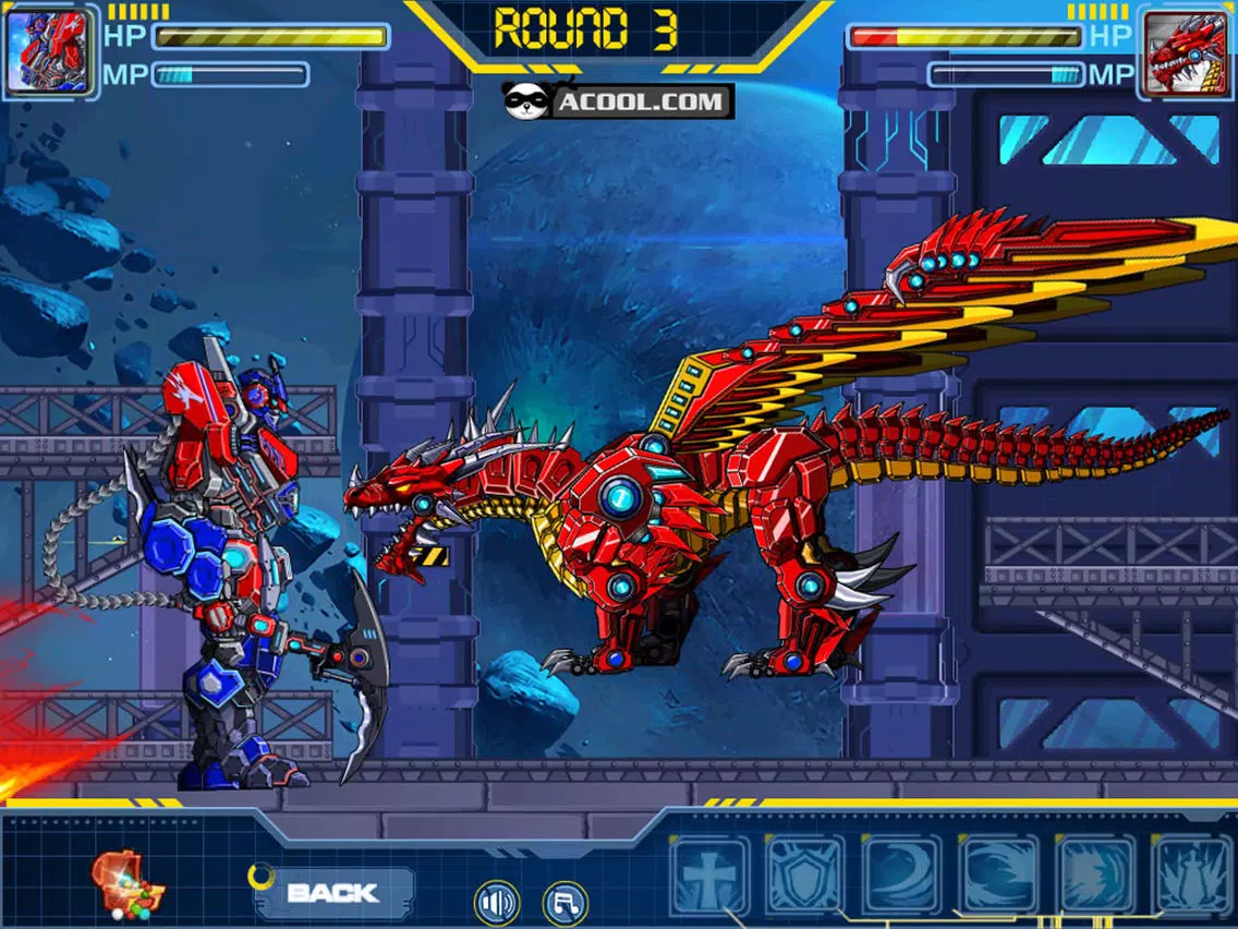 Toy Robot War:Robot Fire Dragon iPad Screenshots