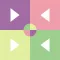 The logic game of squares