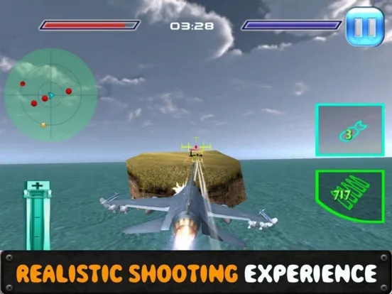 F16 Wings Sky War iPad  Screenshots