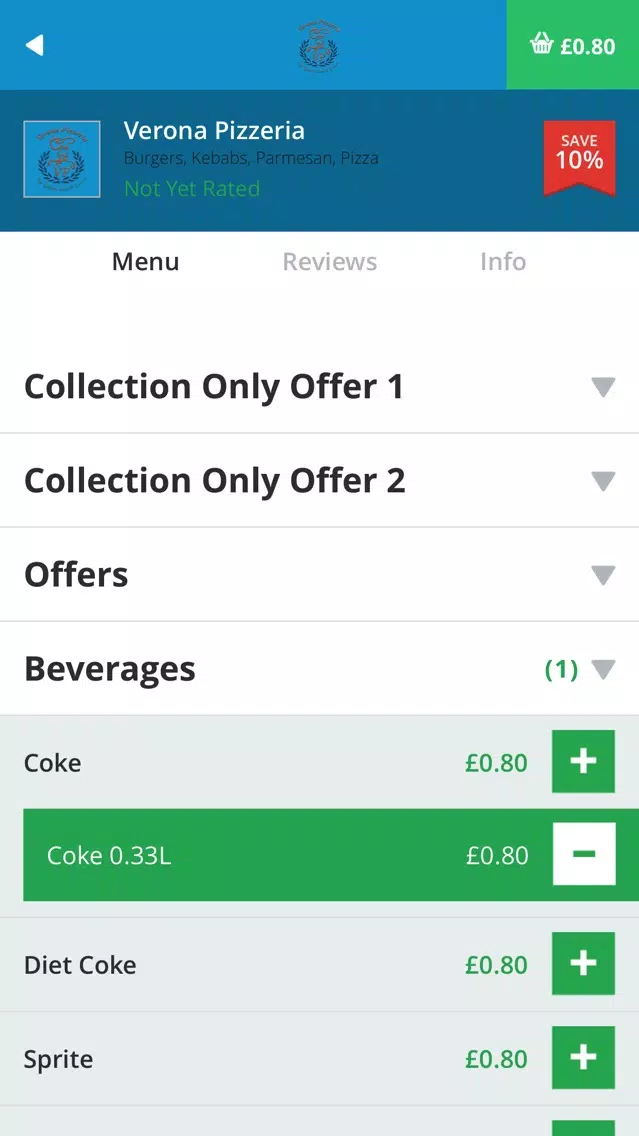 Verona Pizzeria Screenshots