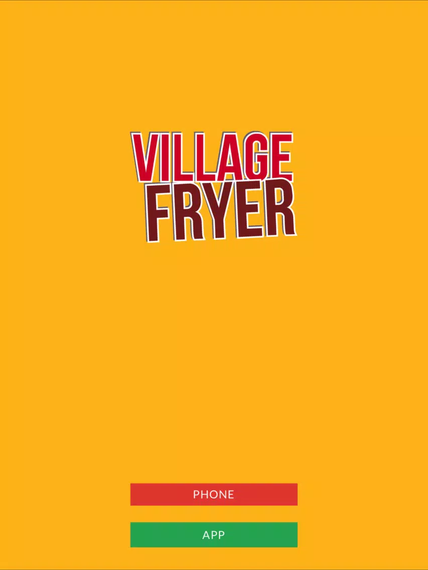 Village Fryer iPad 应用截图