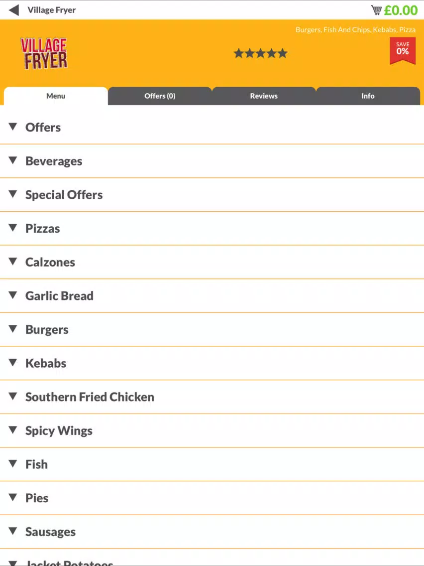 Village Fryer iPad 应用截图