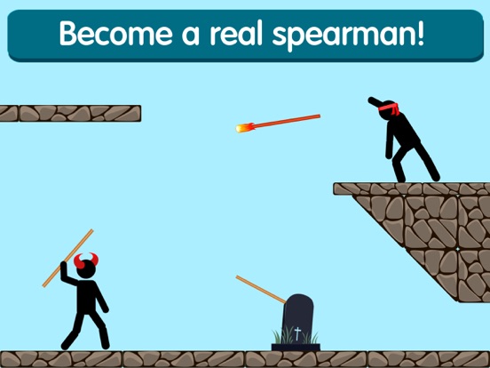 Stickman Spearman Simulator iPad  スクリーンショット