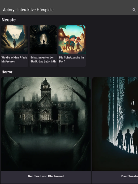 Actory -Interaktive Storys iPad Screenshots