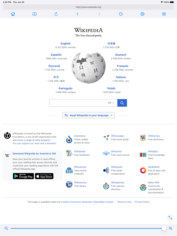 Desktop Browser • Zoomable iPad Screenshots