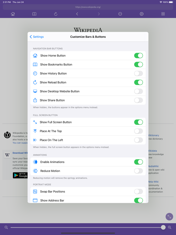 Desktop Browser • Zoomable iPad Screenshots