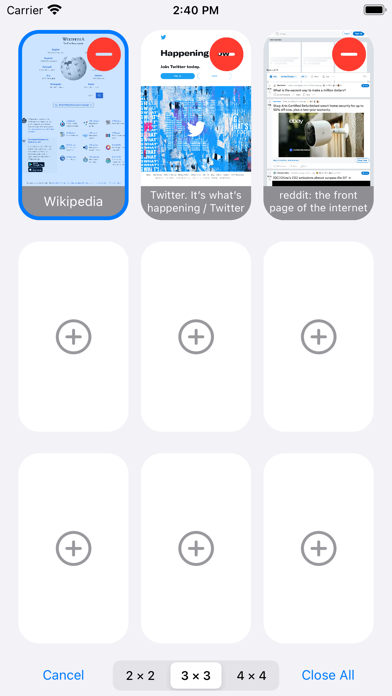Desktop Browser • Zoomable Screenshots