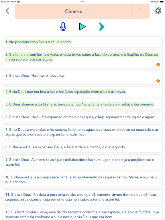 Portuguese Bible * iPad Screenshots