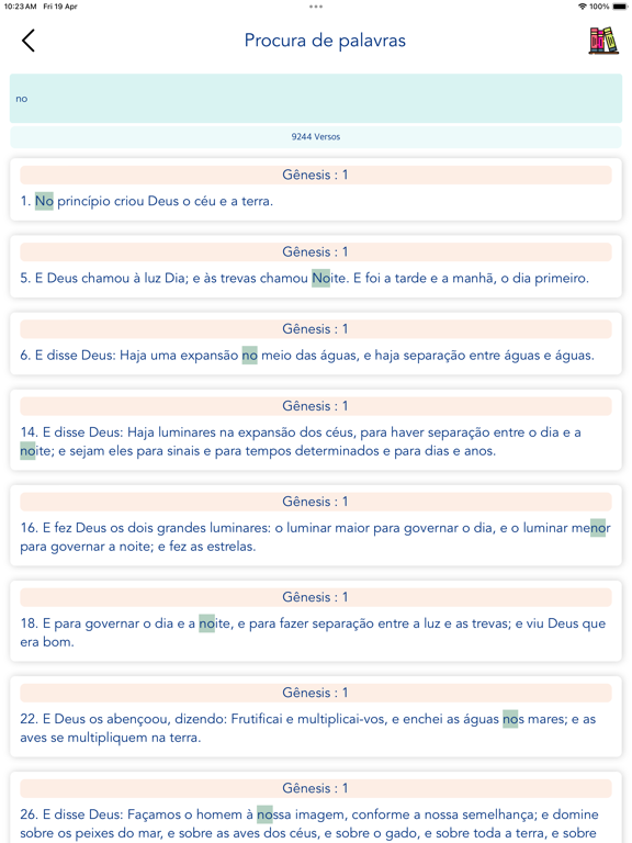Portuguese Bible * iPad Screenshots