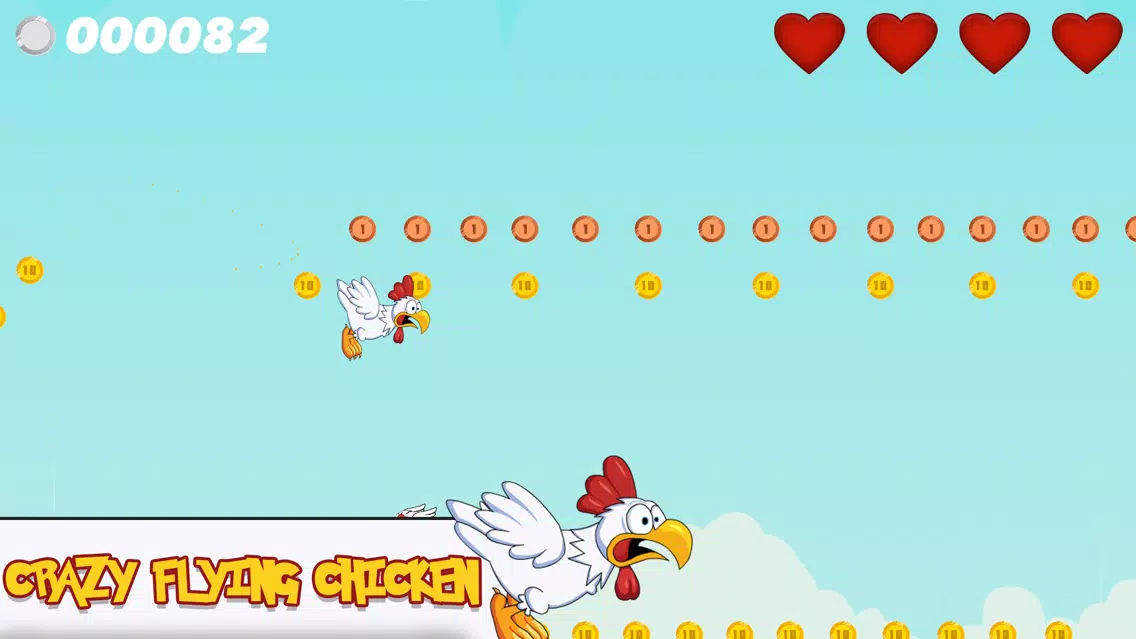 Zrzuty ekranu Chicken Flying – Tap Tap Wings