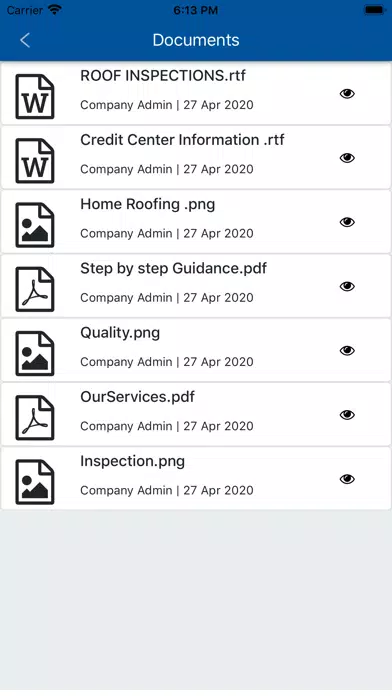Adam Quenneville Roofing Screenshots